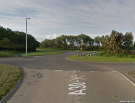 The Newtown roundabout near Penzance